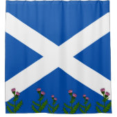 スコットランド国旗のシャワーカーテン シャワーカーテン (正面)