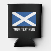 スコットランド国旗のスコットラカスタムンドのビール缶クーラー 缶クーラー (正面)