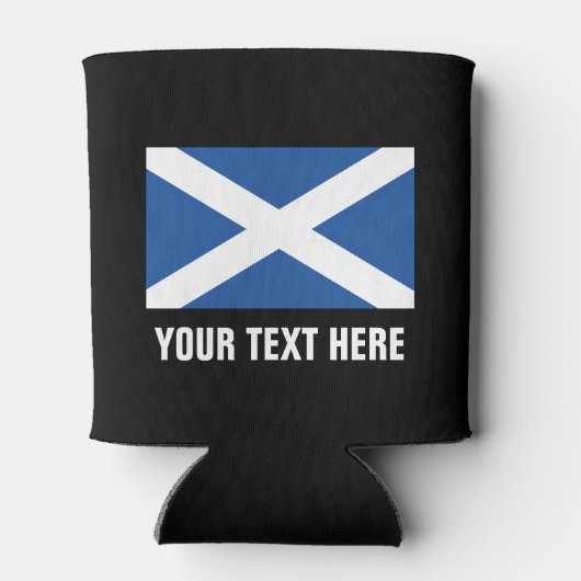 スコットランド国旗のスコットラカスタムンドのビール缶クーラー 缶クーラー (裏面)