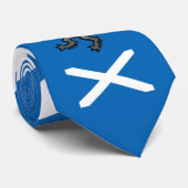 スコットランド国旗のタイ、激しい、愛国スコットランド ネクタイ (ロール)