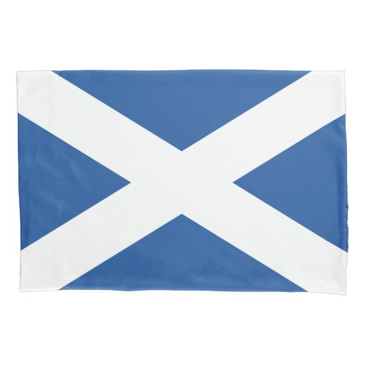 スコットランド国旗のピラロケース 枕カバー (正面)