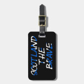 スコットランド国旗のブレイブcd ltcnt ラゲッジタグ (正面縦)