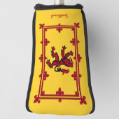 スコットランド国旗の乱立&ゴルフスコットランドカバーのクラブ ゴルフヘッドカバー (回転90)