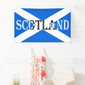 スコットランド国旗の反転bnrcnt 横断幕 (インサイチュ)