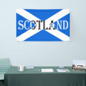 スコットランド国旗の反転bnrcnt 横断幕 (トレードショー)