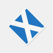 スコットランド国旗の自由 スタンダードカクテルナプキン (角)