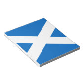 スコットランド国旗の自由 ノートパッド (アングル)