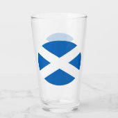 スコットランド国旗の青い白十字 タンブラーグラス (裏面)