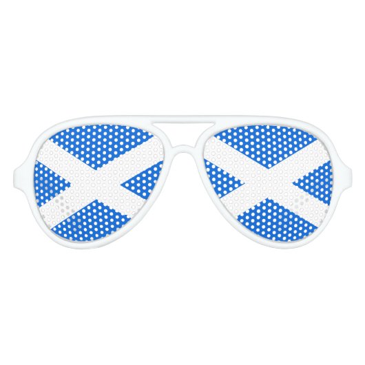 スコットランド国旗のpst アビエーターサングラス (正面)