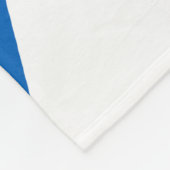 スコットランド国旗を塩漬けにしたフリースブランケット フリースブランケット (角)