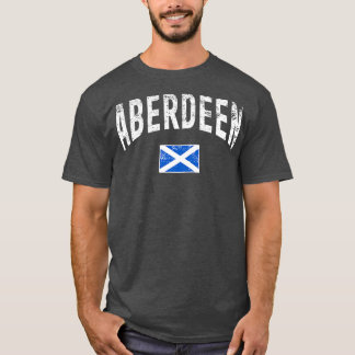 スコットランド国旗を持つアバディーンスコットラ動揺してンド Tシャツ