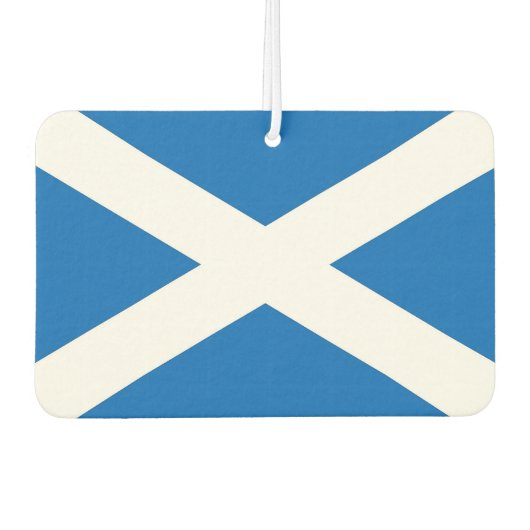 スコットランド国旗を持つカーエアーフレッシュナー カーエアーフレッシュナー (正面)