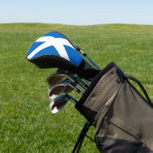 スコットランド国旗を持つゴルフドライバーカバー，英国 ゴルフヘッドカバー (インサイチュ)