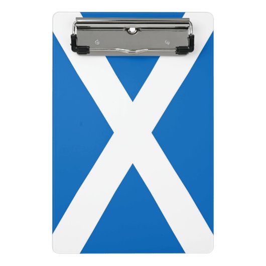 スコットランド国旗を持つミニクリップボード，英国 ミニクリップボード (正面)