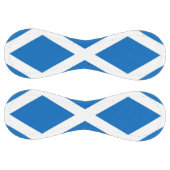 スコットランド国旗を持つ愛国的なソフトボール ソフトボール (パネル)