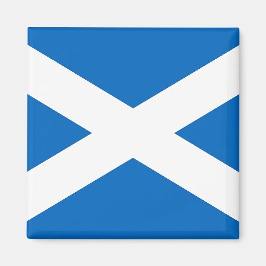 スコットランド国旗を持つ磁石 マグネット (正面)
