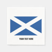 スコットランド国旗カスタムパーティーナプキン スタンダードカクテルナプキン (正面)