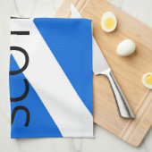 スコットランド国旗スコットランドカート キッチンタオル (四つ折り)