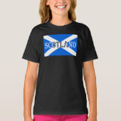 スコットランド国旗スコットランド逆gccnt tシャツ (正面)