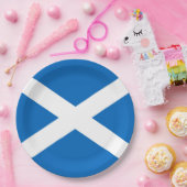スコットランド国旗スコティッシュサルタイヤ ペーパープレート (パーティー)