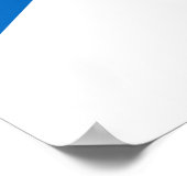 スコットランド国旗スコティッシュサルタイヤ ポスター (角)