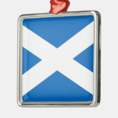 スコットランド国旗セントアンドリューのクロスサル メタルオーナメント (左)