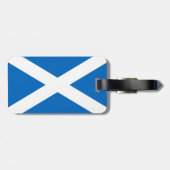 スコットランド国旗セントアンドリューのクロスサル ラゲッジタグ (裏面横)