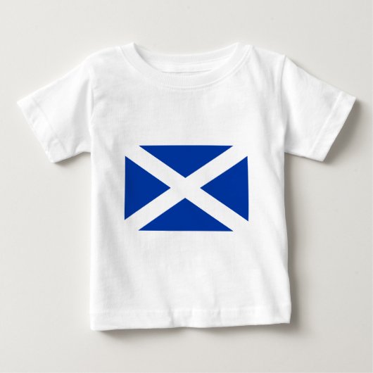 スコットランド国旗 – イメ高品質ージ ベビーTシャツ (正面)