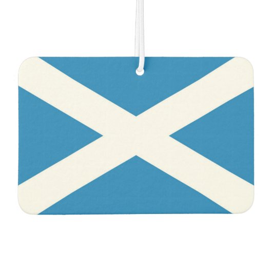 スコットランド国旗 カーエアーフレッシュナー (正面)