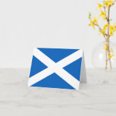 スコットランド国旗 カード (黄色い花)