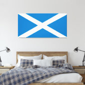 スコットランド国旗 キャンバスプリント (インサイチュ (寝室))