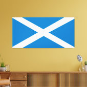 スコットランド国旗 キャンバスプリント (インサイチュ (リビング))
