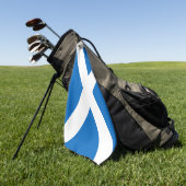 スコットランド国旗 ゴルフタオル (グリーン)