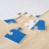 スコットランド国旗(サルタイヤ) (スコットランド国旗) ジグソーパズル (側面)