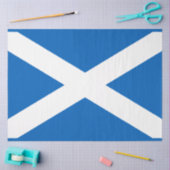 スコットランド国旗（サルタイヤ） （スコットランド国旗） 薄葉紙 (クラフト)