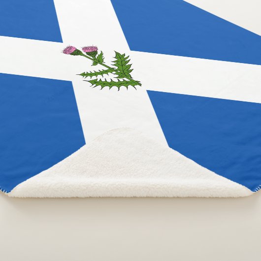 スコットランド国旗 シェルパブランケット (3/4)