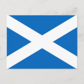 スコットランド国旗、スコットランド国旗 ポストカード (正面)