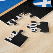 スコットランド国旗·スコットランド ジグソーパズル (側面)