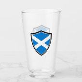 スコットランド国旗 タンブラーグラス (正面)