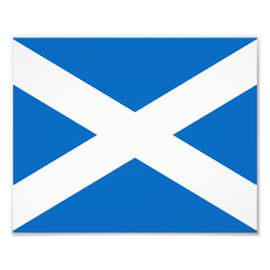 スコットランド国旗 フォトプリント            (正面)