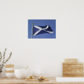 スコットランド国旗 ポスター (キッチン)