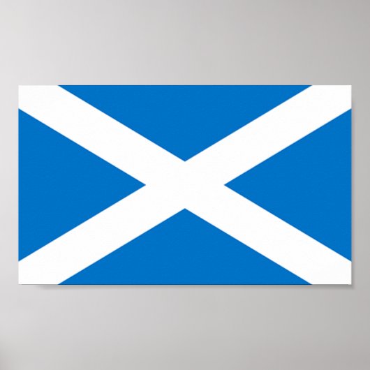 スコットランド国旗 ポスター (正面)