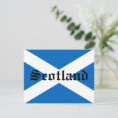 スコットランド国旗 ポストカード (スタンド正面)