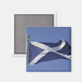 スコットランド国旗 マグネット (正面/裏面)