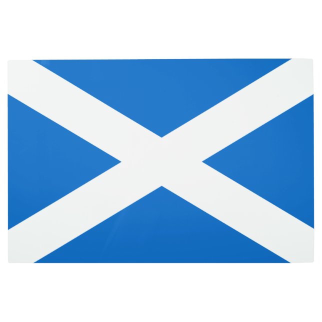 ～スコットランド国旗 メタルプリント (正面)