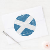 スコットランド国旗 ラウンドシール (封筒)