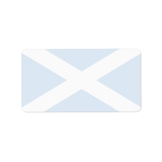 スコットランド国旗 ラベル (正面)