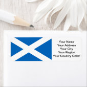 スコットランド国旗 ラベル (インサイチュ)