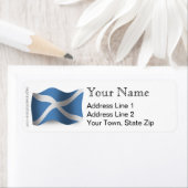 スコットランド国旗 ラベル (インサイチュ)