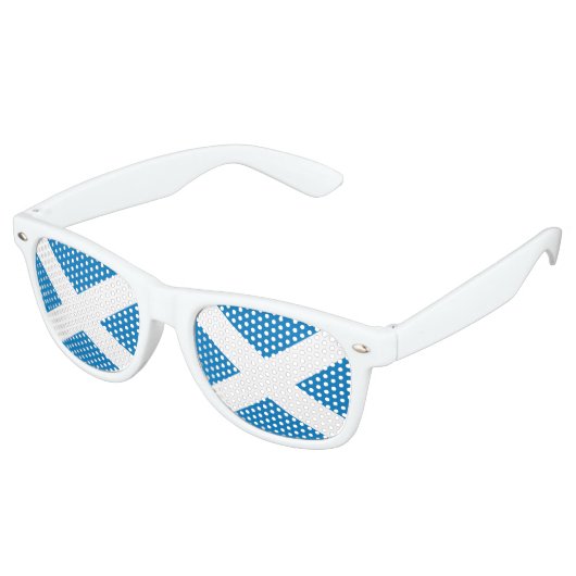 スコットランド国旗 レトロサングラス (アングル)